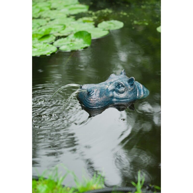 POOLLINE - Poolline Hippo Dekoratif Figürlü Süs Havuzu Fıskiyesi